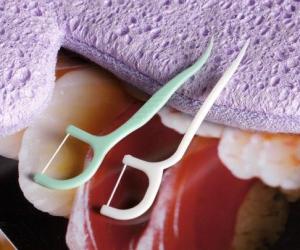 牙線棒 ( 圓線 )Dental floss toothpick (A9-COLOR)